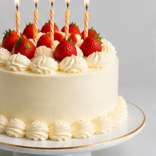 كيكة عيد ميلاد بالفراولة — صورة 3